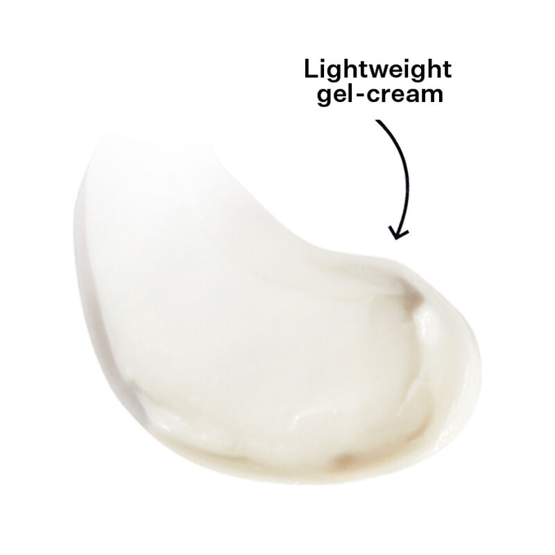 Swatch of TL Neck Light as a lightweight gel cream